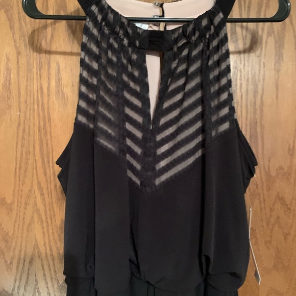 NWT London Times Dress size 14 Black and Cream - Picture 3 of 8